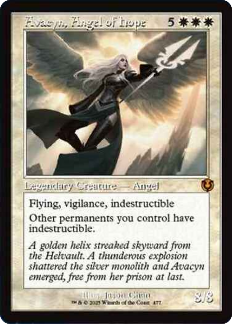 Avacyn, Angel of Hope (Retro Frame) [Innistrad Remastered] | Silver Goblin