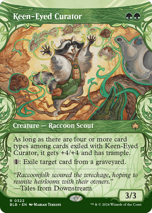 Keen-Eyed Curator (Showcase) [Bloomburrow] Foil