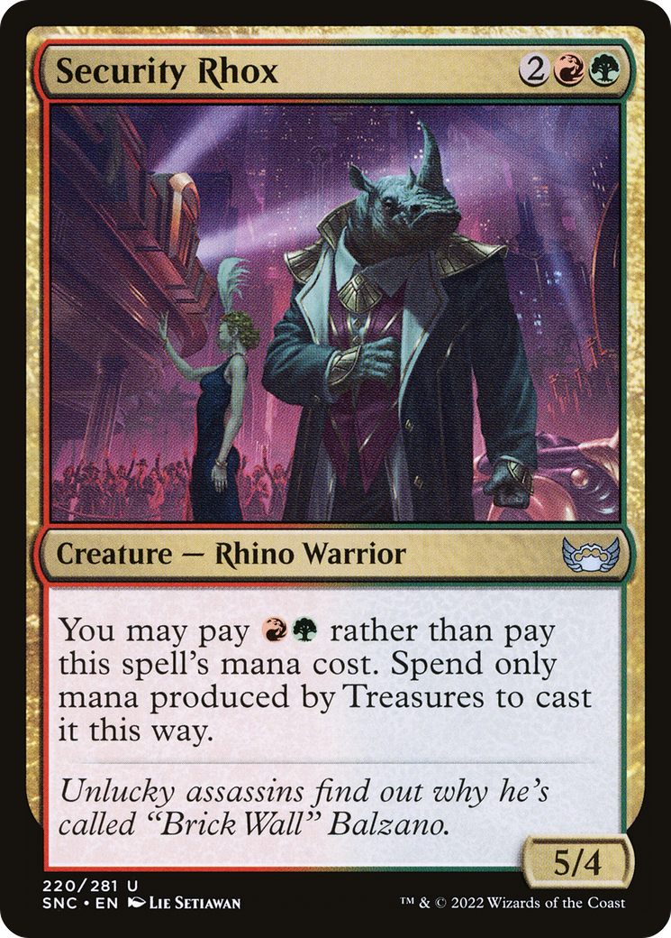 Security Rhox (220) - Streets of New Capenna