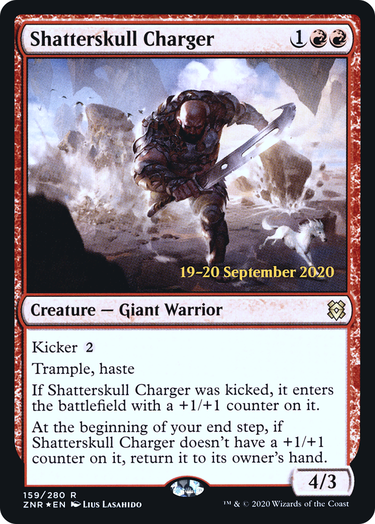Shatterskull Charger (159) Foil - Zendikar Rising Promos