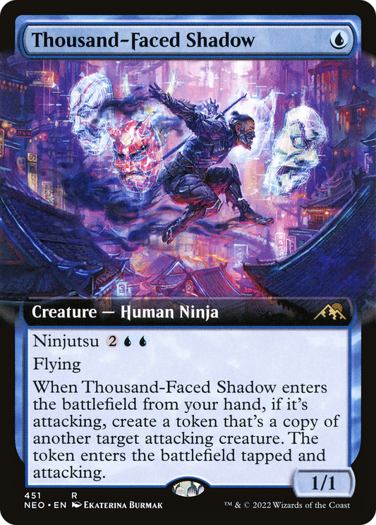 Thousand-Faced Shadow (Extended Art) (451) - Kamigawa: Neon Dynasty