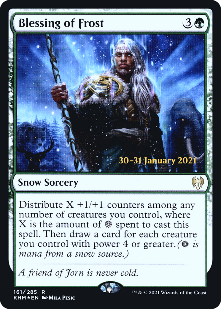 Blessing of Frost (161s) Foil - Kaldheim Promos