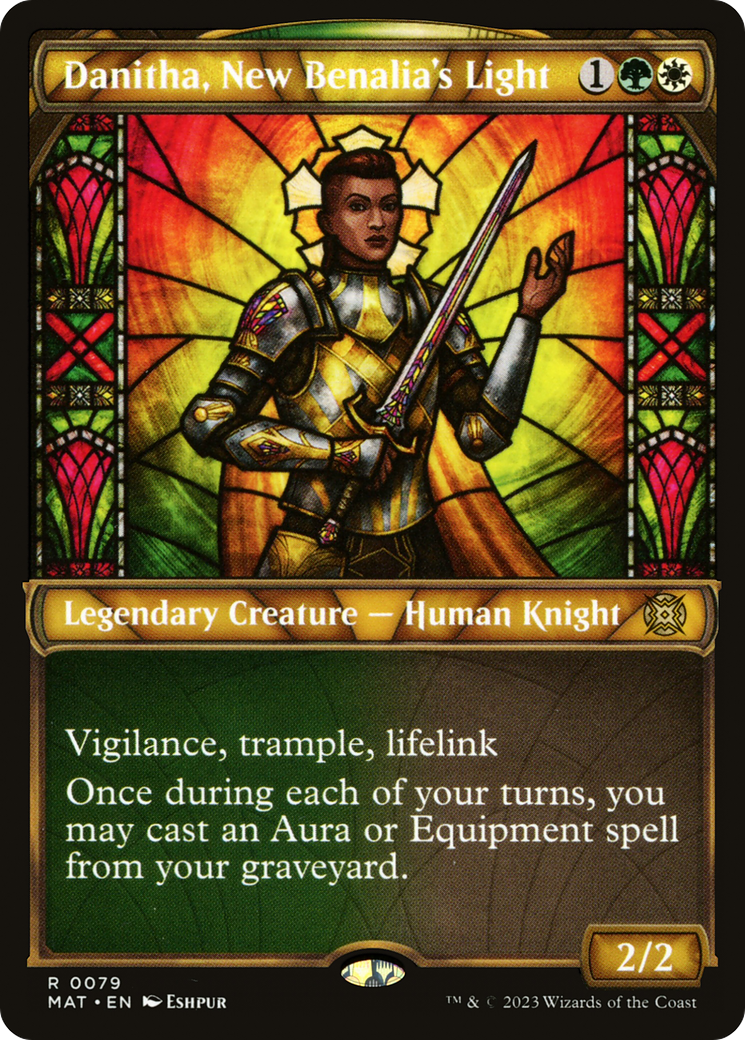 Danitha, New Benalia's Light (Showcase) (079) Foil - March of the Machine: The Aftermath