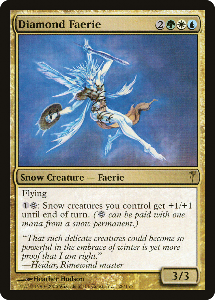 Diamond Faerie (128) Foil - Coldsnap