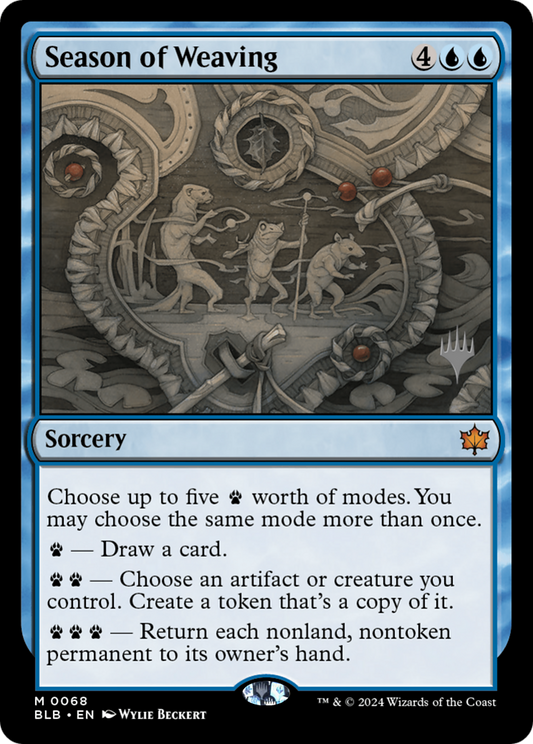 Season of Weaving (Promo Pack) [Bloomburrow Promos]