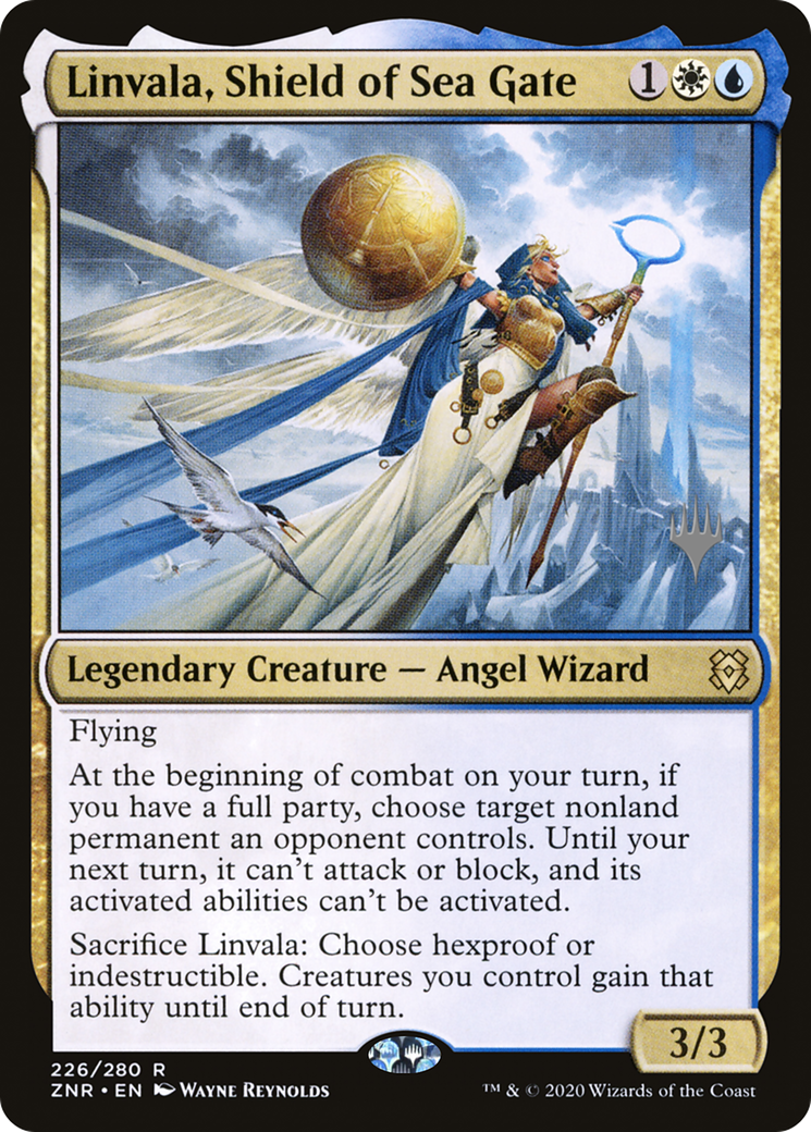 Linvala, Shield of Sea Gate (Promo Pack) [Zendikar Rising Promos] | Silver Goblin