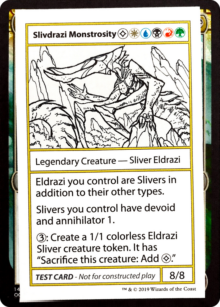 Slivdrazi Monstrosity (No PW Symbol) - Mystery Booster Playtest Cards 2021