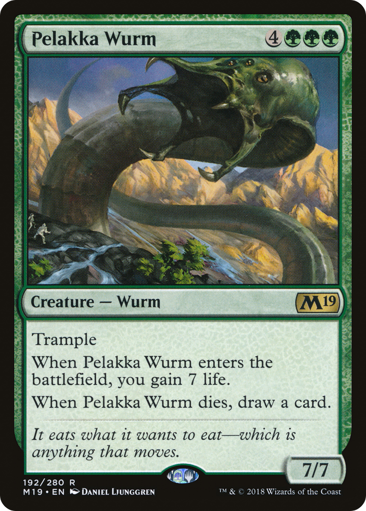 Pelakka Wurm (192) Foil - Core Set 2019