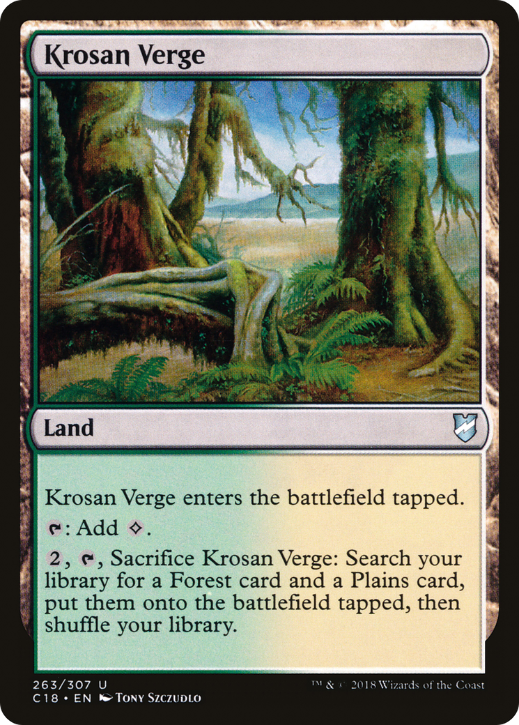 Krosan Verge (263) - Commander 2018