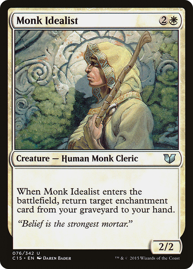 Monk Idealist (076) - Commander 2015