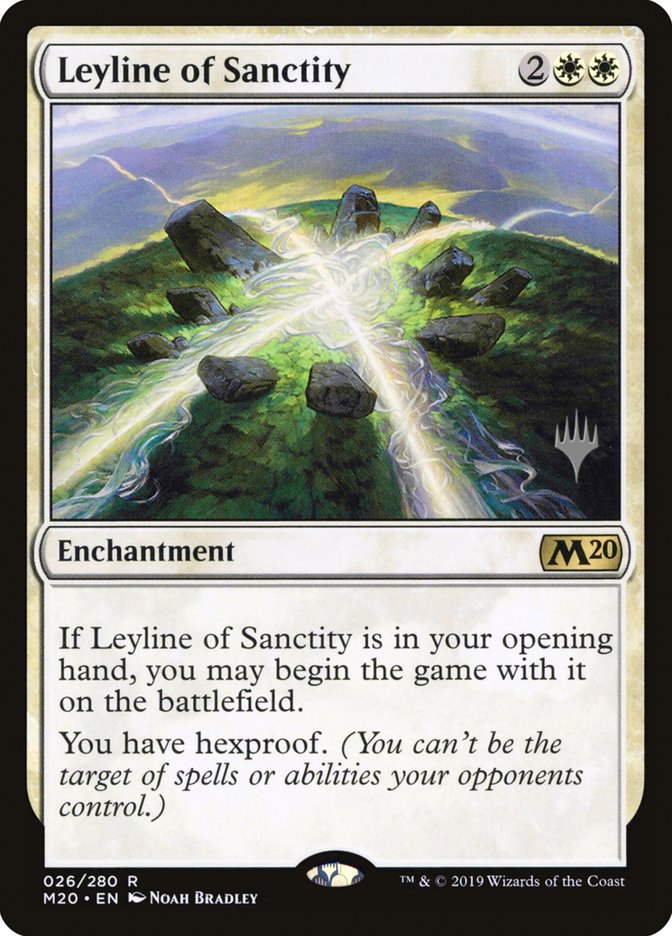 Leyline of Sanctity (Promo Pack) [Core Set 2020 Promos] | Silver Goblin