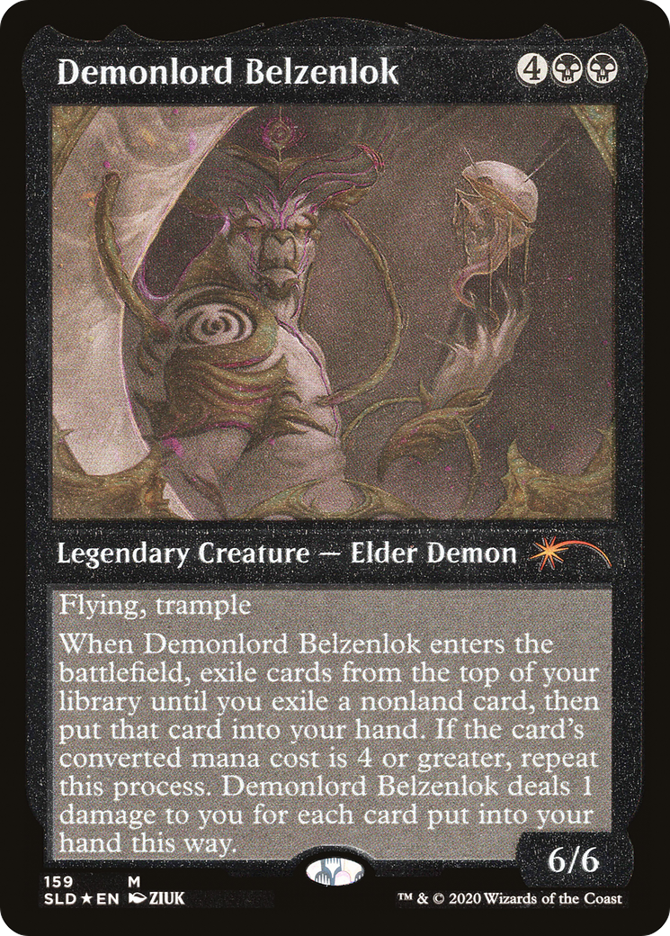 Demonlord Belzenlok (159★) Etched - Secret Lair Drop