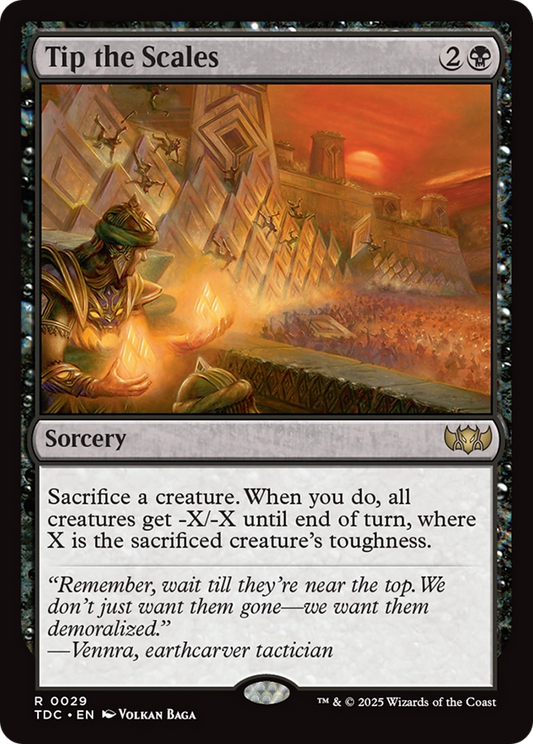 Tip the Scales (029) - Commander: Tarkir: Dragonstorm