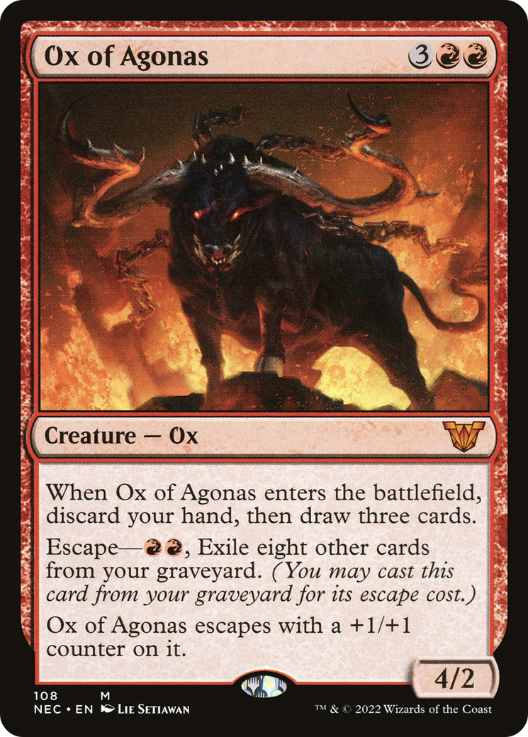 Ox of Agonas (108) - Neon Dynasty Commander