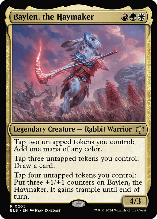 Baylen, the Haymaker [Bloomburrow] Foil