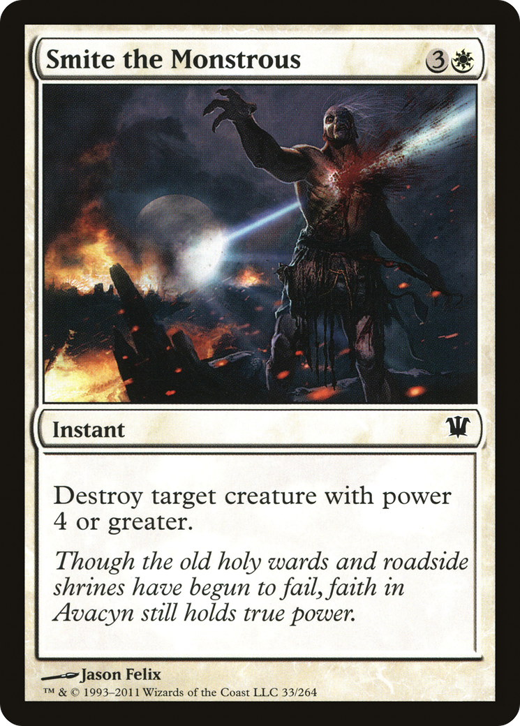 Smite the Monstrous [Innistrad] Foil