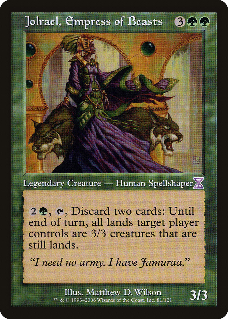 Jolrael, Empress of Beasts (Retro) (081) - Time Spiral Timeshifted