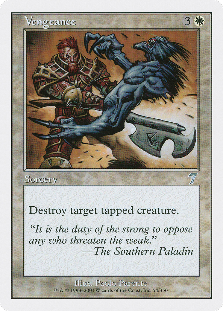 Vengeance (054) Foil - Seventh Edition