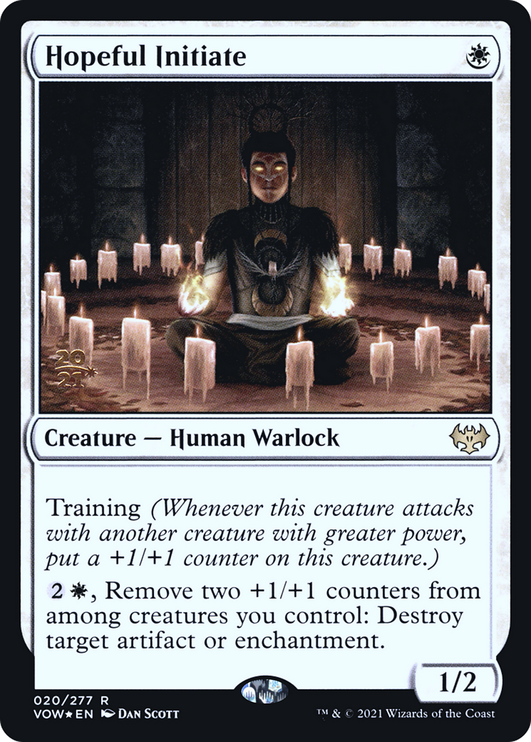 Hopeful Initiate (020) Foil - Innistrad: Crimson Vow Promos