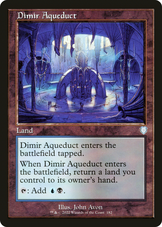 Dimir Aqueduct (Retro) (182) - The Brothers' War Commander