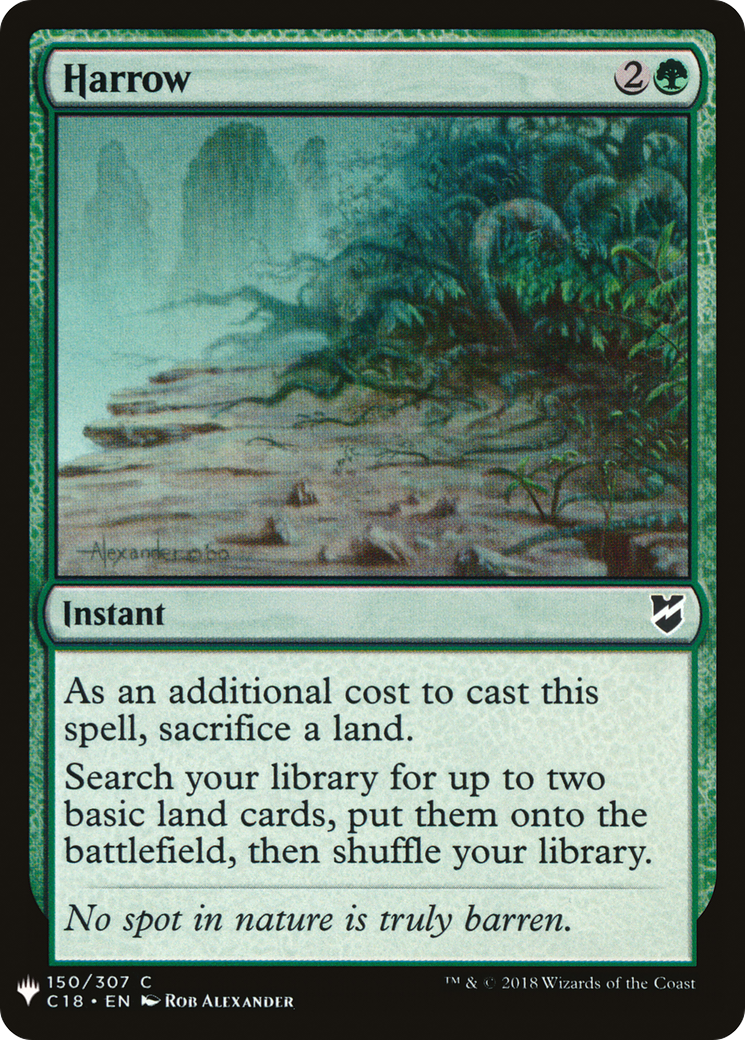 Harrow (C18-150) - The List