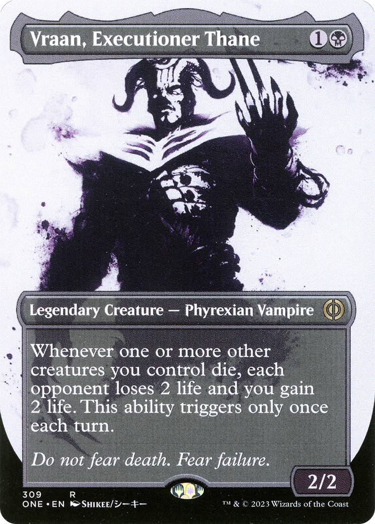 Vraan, Executioner Thane (Showcase) (309) Foil - Phyrexia: All Will Be One