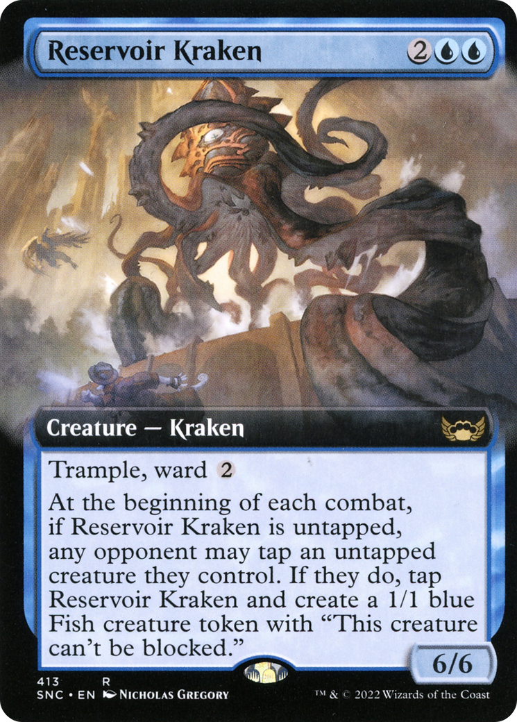 Reservoir Kraken (Extended Art) (413) - Streets of New Capenna