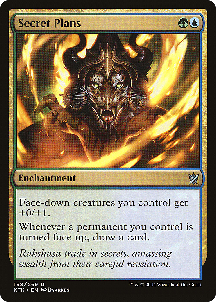 Secret Plans (198) Foil - Khans of Tarkir