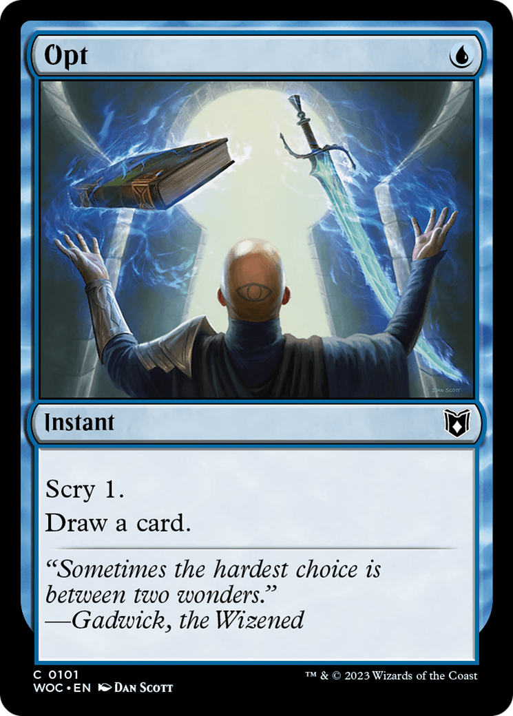 Opt (101) - Wilds of Eldraine Commander