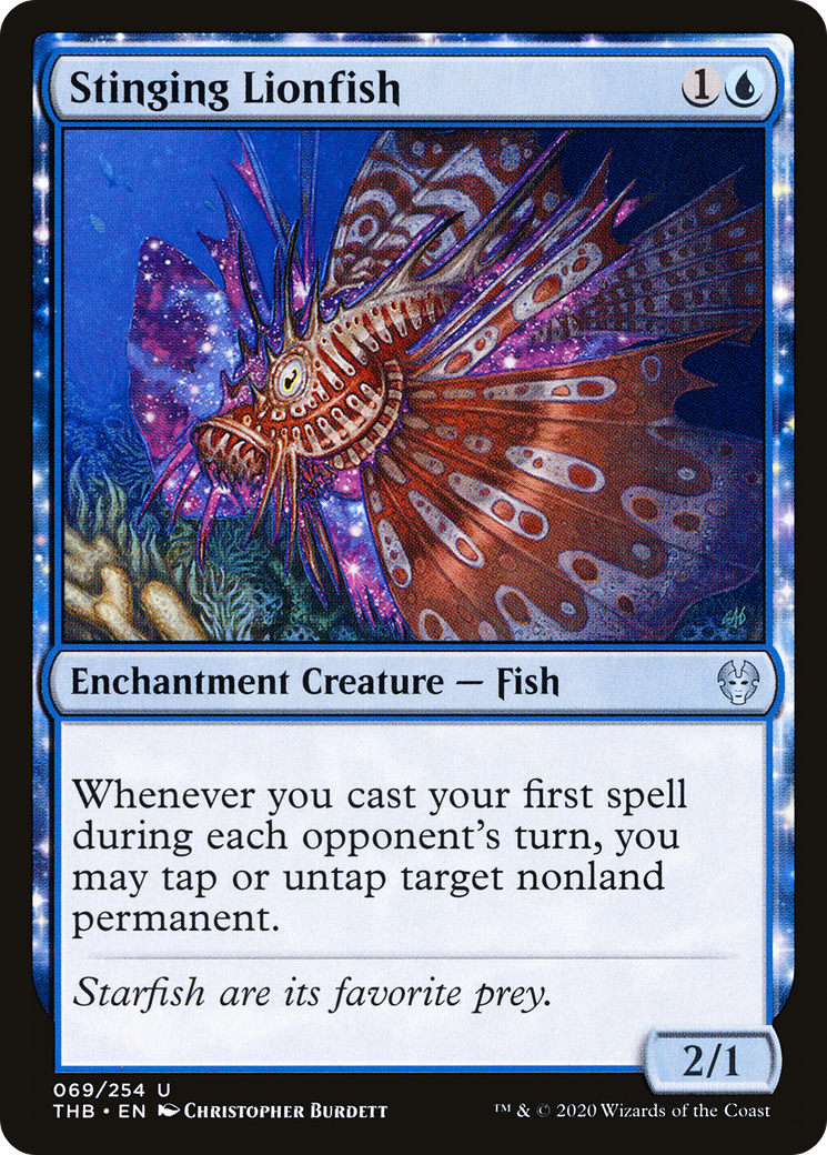Stinging Lionfish (069) - Theros Beyond Death