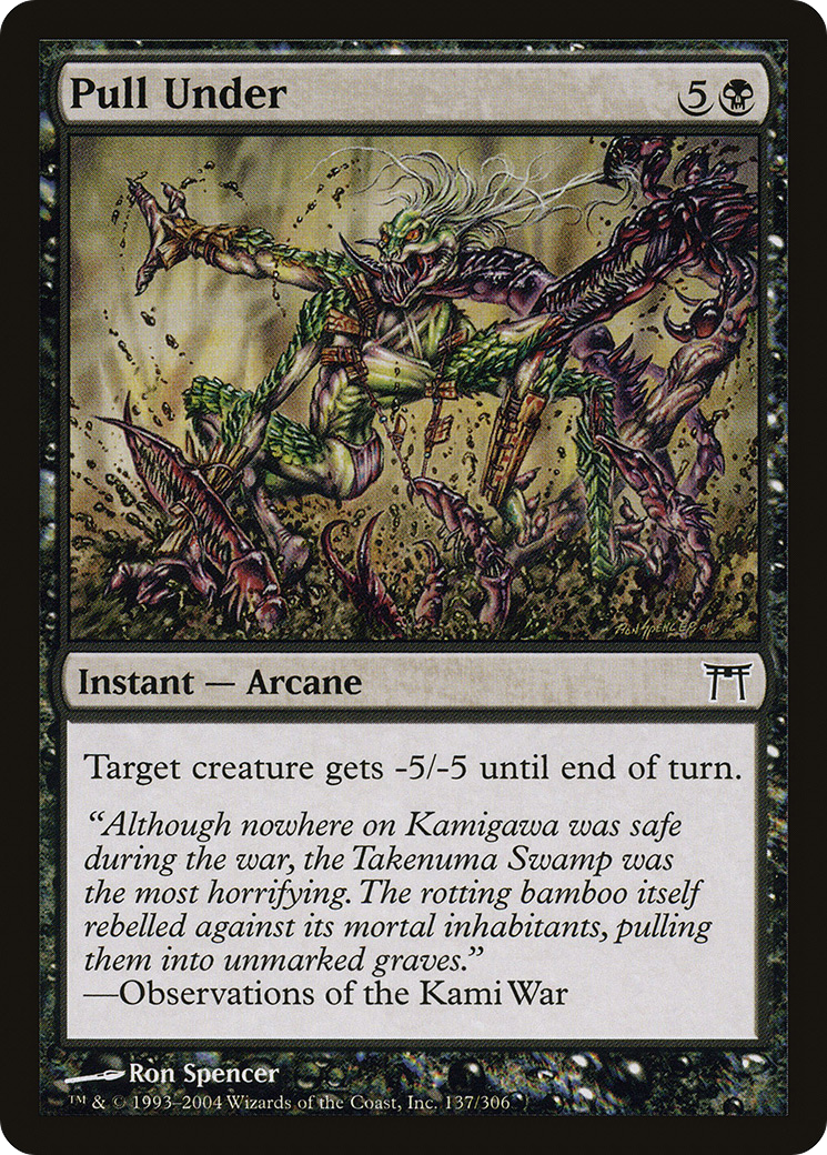 Pull Under [Champions of Kamigawa] Foil