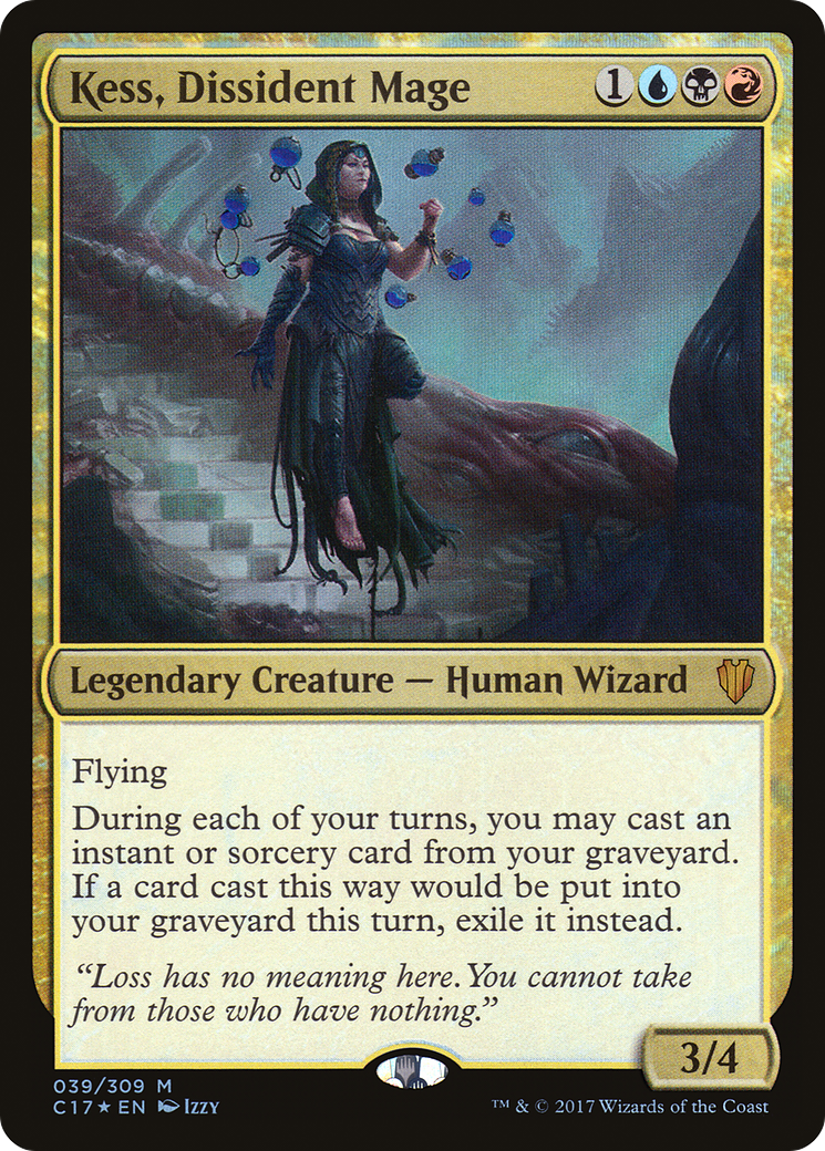 Kess, Dissident Mage (039) Foil - Commander 2017