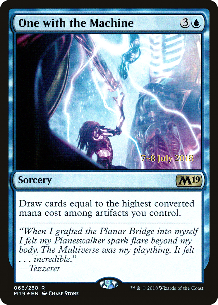 One with the Machine (66s) Foil - Core Set 2019 Promos