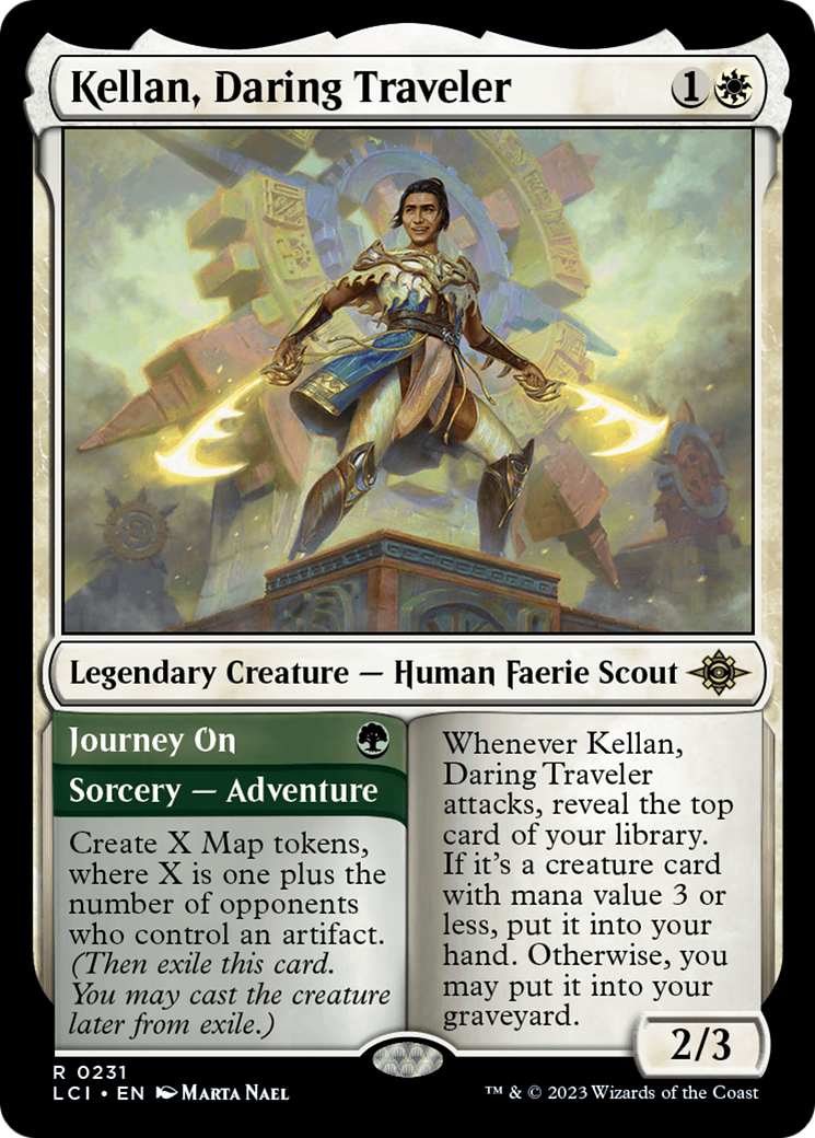 Kellan, Daring Traveler (231) Foil - The Lost Caverns of Ixalan
