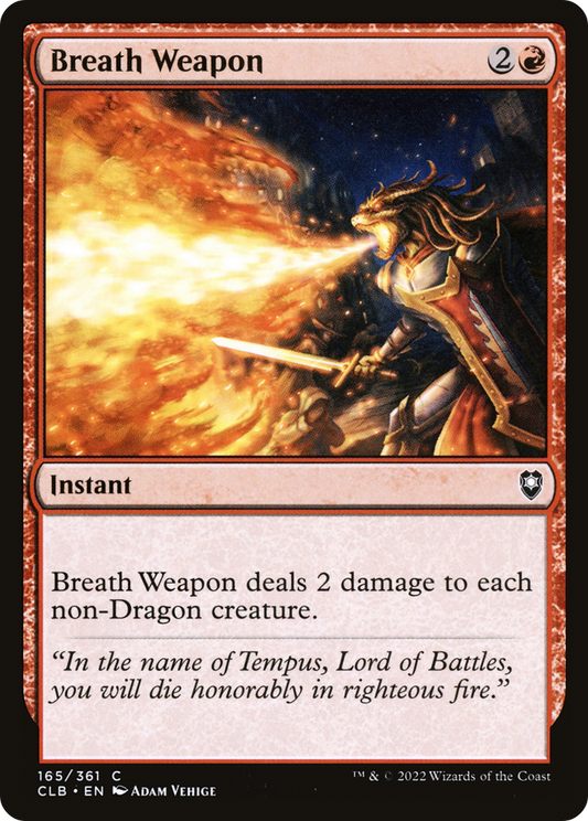 Breath Weapon (165) - Commander Legends: Battle for Baldur's Gate