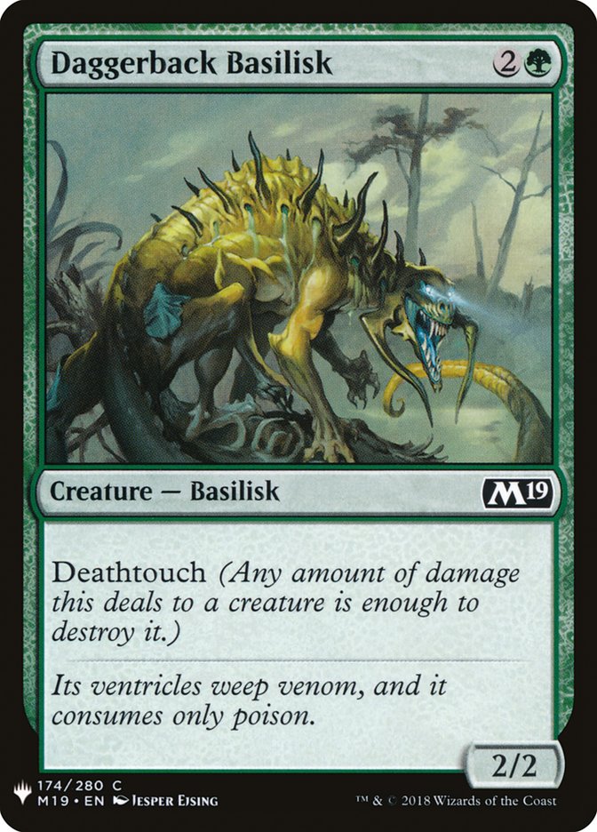 Daggerback Basilisk [Mystery Booster] | Silver Goblin