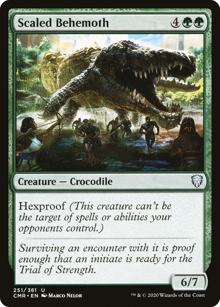 Scaled Behemoth (251) Foil - Commander Legends