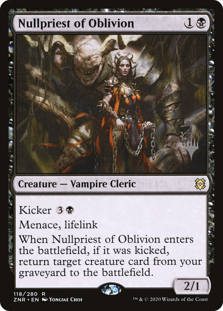 Nullpriest of Oblivion (118) Foil - Zendikar Rising Promos