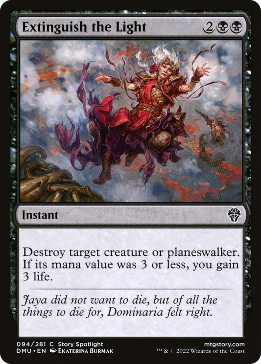 Extinguish the Light [Dominaria United] Foil