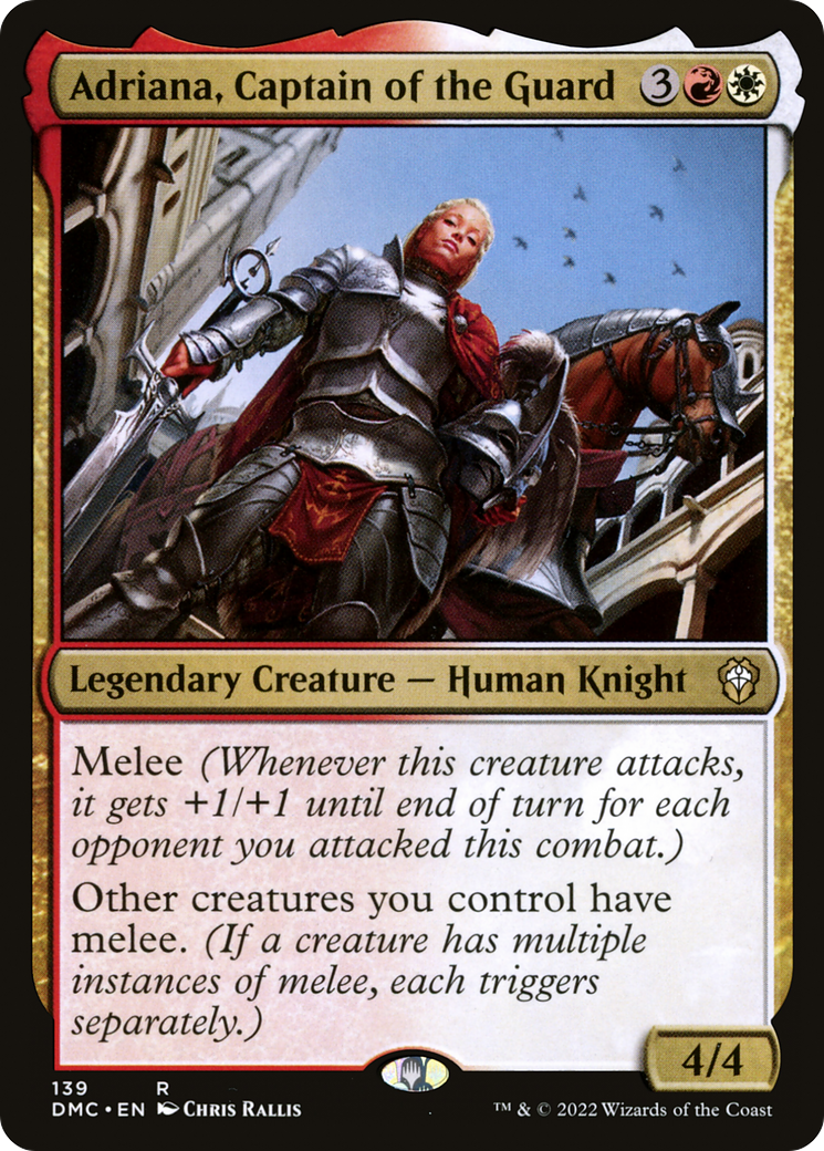 Adriana, Captain of the Guard [Dominaria United Commander] | Silver Goblin