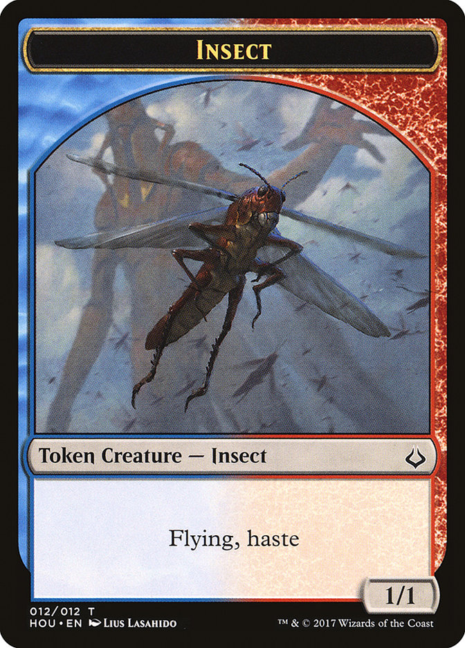 Champion of Wits // Insect Double-Sided Token [Hour of Devastation Tokens] | Silver Goblin