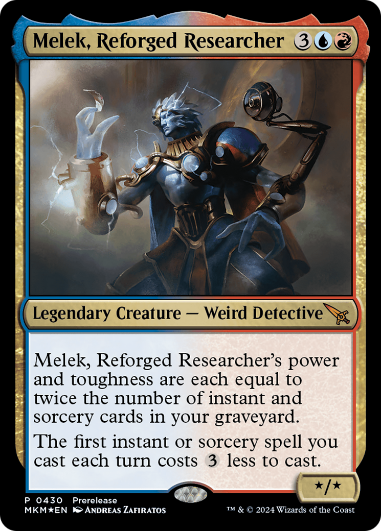 Melek, Reforged Researcher (430) Foil - Murders at Karlov Manor