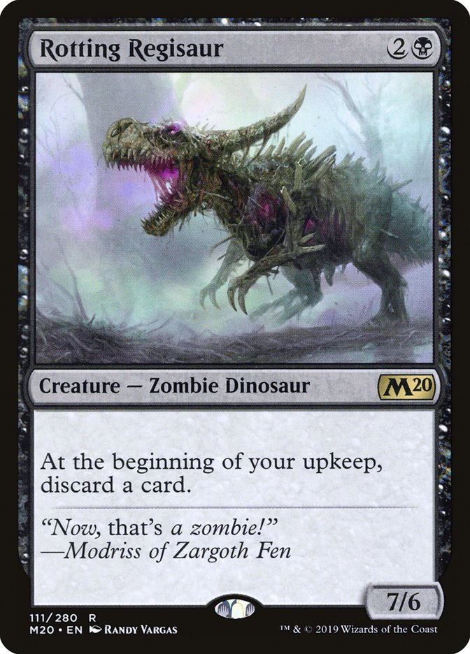 Rotting Regisaur [Core Set 2020] | Silver Goblin