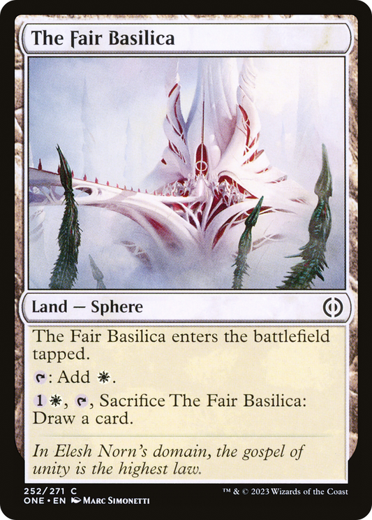 The Fair Basilica [Phyrexia: All Will Be One] Foil
