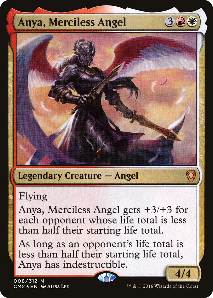 Anya, Merciless Angel (008) Foil - Commander Anthology Volume II