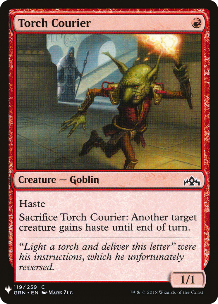 Torch Courier (GRN-119) - The List