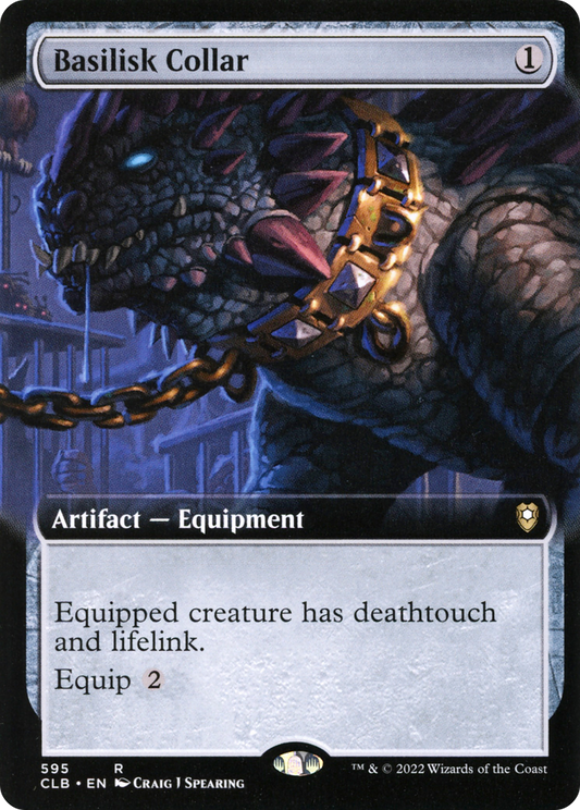 Basilisk Collar (Extended Art) (595) - Commander Legends: Battle for Baldur's Gate