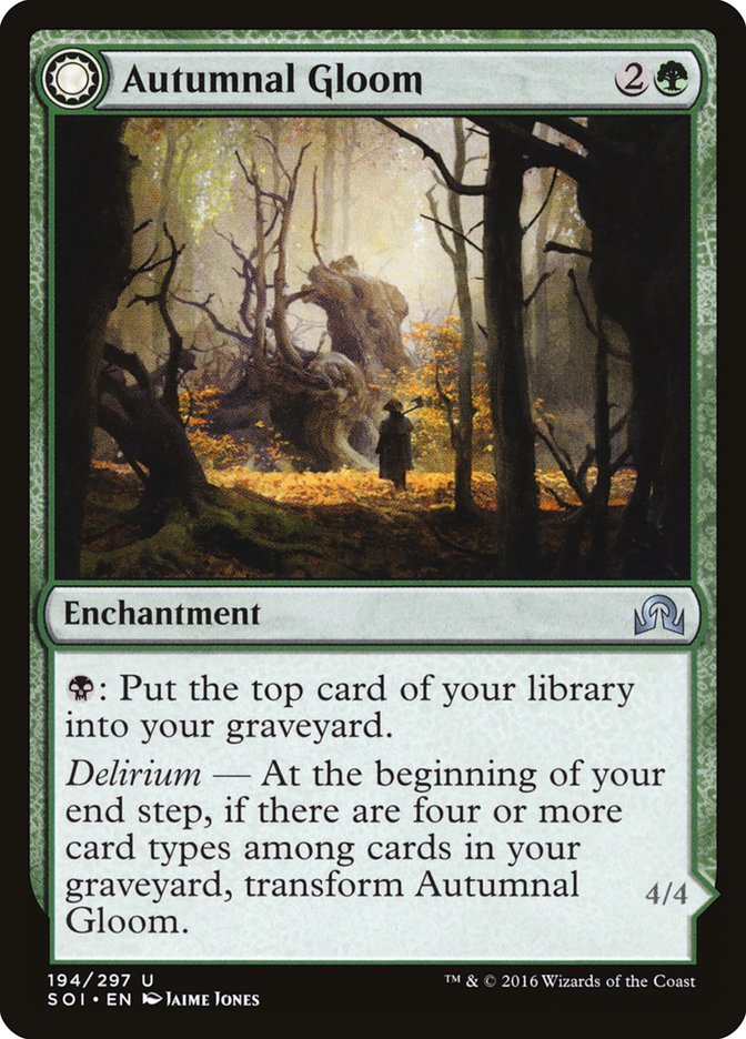 Autumnal Gloom (194) Foil - Shadows over Innistrad