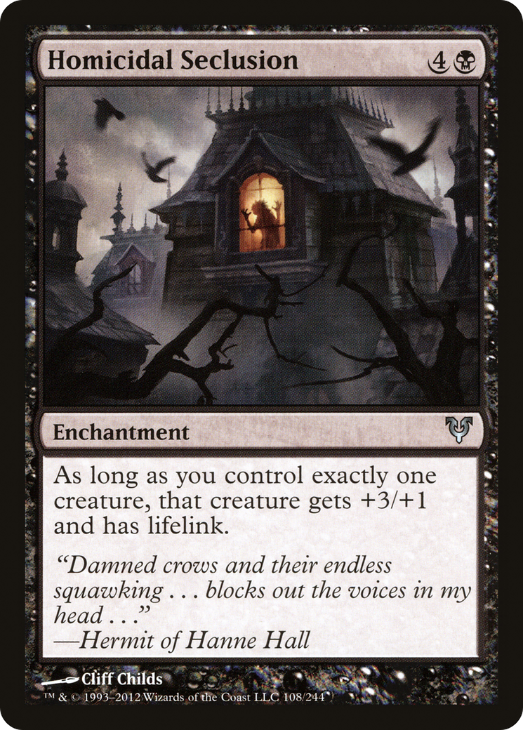 Homicidal Seclusion (108) Foil - Avacyn Restored