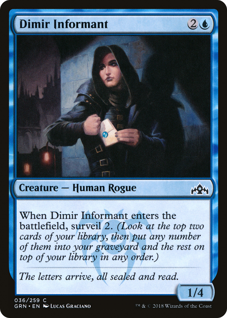 Dimir Informant (036) Foil - Guilds of Ravnica
